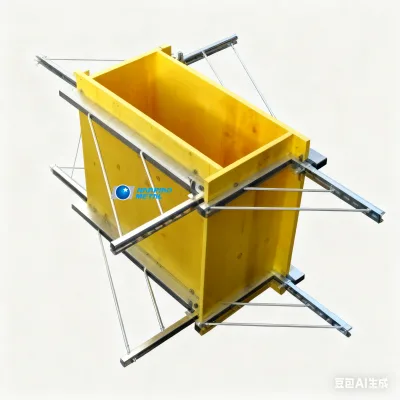 Yellow Plywood Support Accessories of Tie Bracket