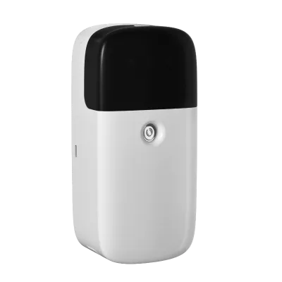 ABS Plastic Wall-Mounted Automatic LCD CNC Ultrasonic Aroma Diffuser 168ml Traceless Adhesive Mount for Bathroom