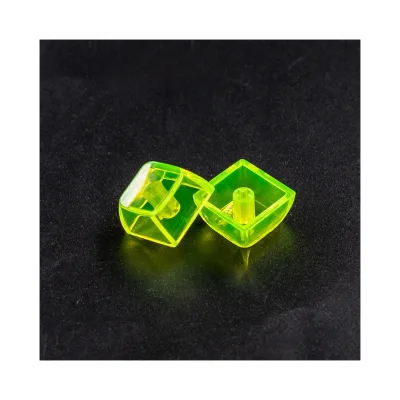Customized Cross-shaped XDA Fully Transparent Keycaps Without Engraving 1.7mm PC Material Five-sided Translucent Artisan Keycap