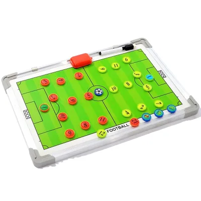 EB6100 Portable Magnetic Tactics Board Durable 40 X 60 CM Football Strategy Board with Goals Type