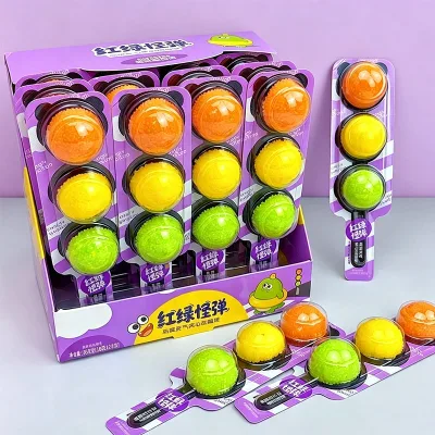 Real Fruit Jam Filled Marshmallows, Natural Mango Orange & Lime Flavor, Individually Wrapped Party Mix Cotton Candyil