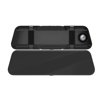 Car DVR 10 Inches Touch Mirror Camera FHD 1080P Car Video Recorder Stream Media Dashcam Dual Lens with Rearview Car Black Box