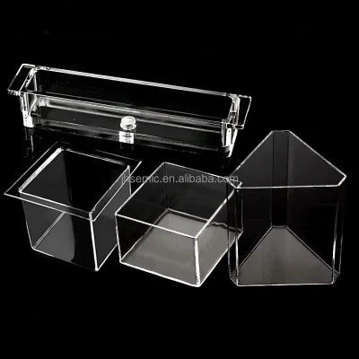 Customized High Quality Square Quartz Glass Tank In Various Sizes For Optical Experiment