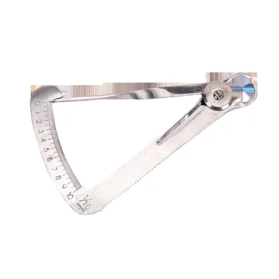 Dental Stainless Steel Caliper Crown Gauge for Metal and Wax Measurement
