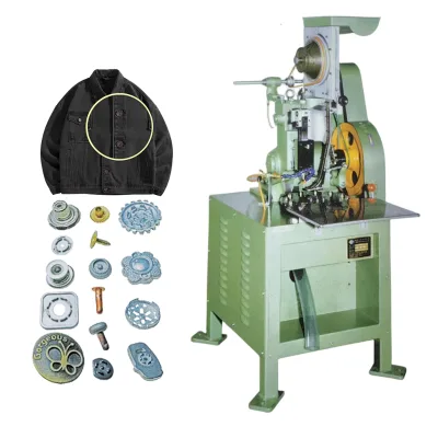 Jeans Press Buttons Machine Making Machines