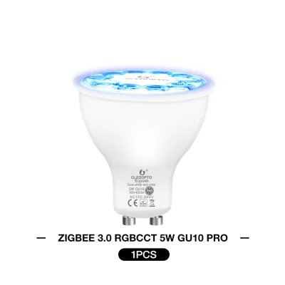 2026 HOT Gledopto 5W RGBCCT GU10 Light GL-S-006P Voltage AC100-240V Color Temp Adjustment with Voice/APP/Group Control