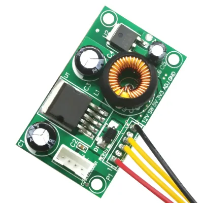 CA-1233 DC-DC Step-down Module With Wire 12V to 5V to 3.3V Led Lcd Power Supply Module