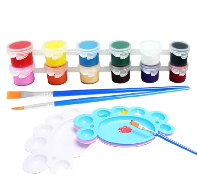 Non Toxic Mini 3ml and 5ml Strip Pot Kids Acrylic Color Paint Quick Drying Acrylic Paint Set