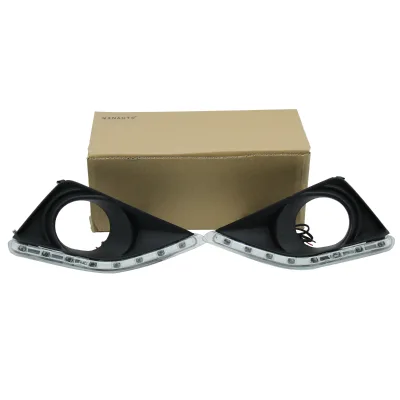 DRL for Toyota Corolla 2007 - 2009 Front Bumper Light With Fog Lamp Hole