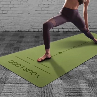 China Best Price CE RoHS BSCI Non slip PU Yoga Mats Custom logo Custom Print Yoga Mat for Fitness Pilates
