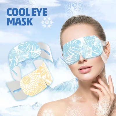 Free Sample Healthcare Products Cool Compress Cover Eye Ice Bead Relax Eye-Mask With Multiple Colors