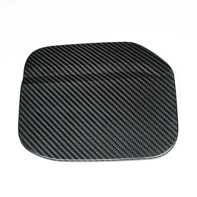 Carbon Fiber Fuel Tank Cover Gas Door Trim Overlay for Ford Bronco 2021-2025 Gas Cap Exterior Offroad Car Accessories