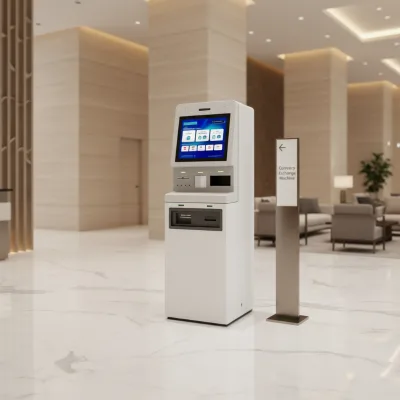 Smart Advanced Windows 10 OS Heavy Duty Metal Floorstanding Banking Hardware Terminal Jinrui FCM-501T Currency Exchange Machine