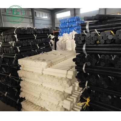 Custom Quality UHMW-PE Hdpe Nylon POM MC66 ABS Ptfe Polyurethane Solid Plastic Extruding Uhmwpe Rod Plastic Bars Rod