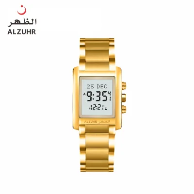 New Setting Hijri Calendar Reminder Prayer Time Watch With Arabic and English Language Setting