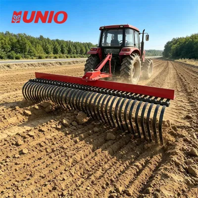 Factory Price Practical Agricultural Gear Farm Surface Scrap Gathering Farm Land Rake