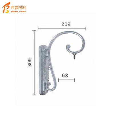 Europe and America Customized Retro Style Black Landscape Outdoor Wall Lights Waterproof LED Lights Outdoor Park Garden Lights