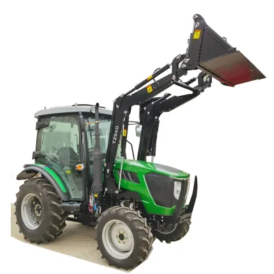 China Factory Tractors CE Certificated Cost Effective 70hp 80hp 90hp Agricultural Farming Tractor with Bulldozers