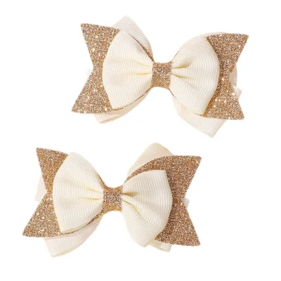 New Handmade Gretel Swallowtail Butterfly Set Crystal Elegant Hair Clips 5x3.5cm Girls Gift Hairpins 4863