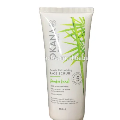 Custom Made 100ml Facial Cleanser PE Plastic Squeeze Tube