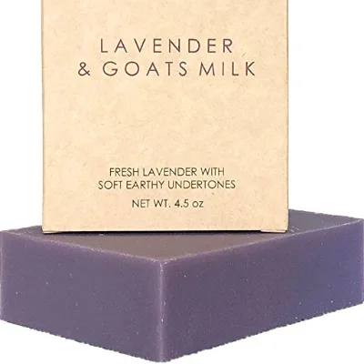 Private Label Natural Organic Lavender Goats Milk Soap Bar for Face and Body