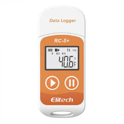 HEDAO RC-5+ LCD Screen USB High Accuracy Temperature Data Logger Reusable Recorder Range -22~158
