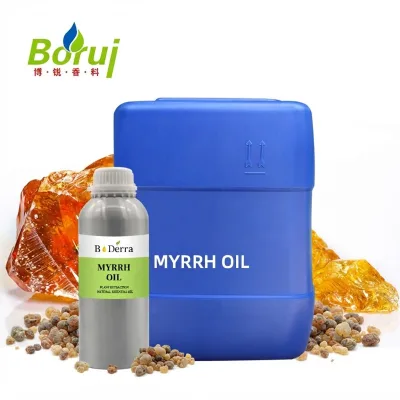 Wholesale Bulk Pure Natural Myrrh Resin Oil Pure for Massage Soap Aromatherapy Skincare Huile De Myrrhe Pure