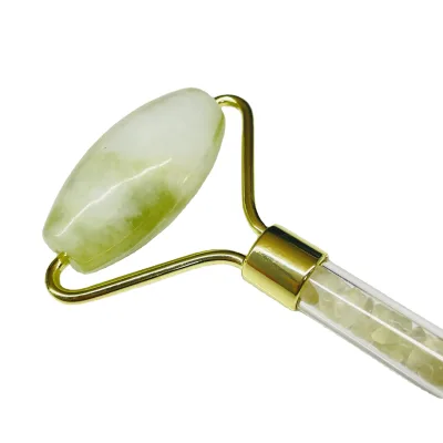 DIY High quality facial massager New Jade set rwith box packing neck roller massage tool customizable