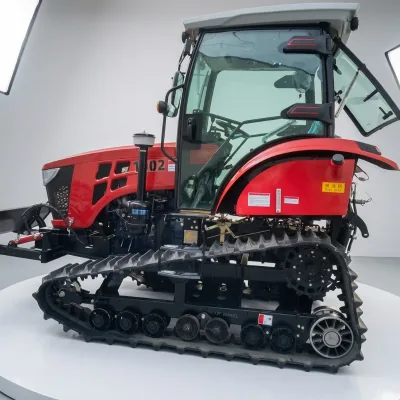Compact Crawler Garden Tractor 1.55m Turning Radius 340mm Ground Clearance Factory Direct for Orchard Management