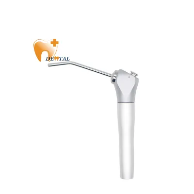 Yulin Dental Three-Way Air Water Spray Handpiece Triple Nozzle Turbine 2 Syringe Tips Powered Surgical Instrument Spare Part CE