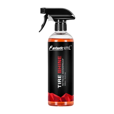 500ml Car Care Foam Cleaner Spray Tyre Shine Polish Wax for Tire Premium Product for Vehicle Maintenance