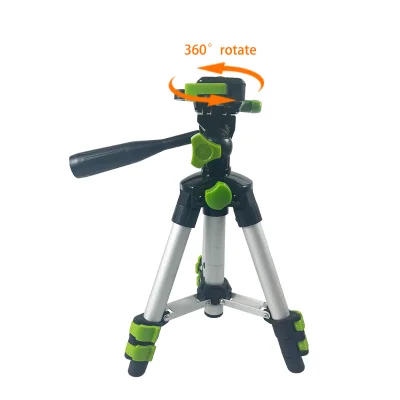 Aluminum Portable Adjustable Tripod for Laser Level Camera   1/4"-20 Screw Mount Mini Level Tripod