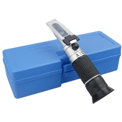 Professional Milk Tea Sweet Sugar Degree Tester Refractive Brix Meter Handheld Refractometer for Food Factory Laboratory