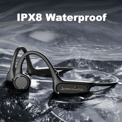 Bone Conduction Sports Earphones IPX8 Waterproof Bone Conduction Headphones Wireless Sports Cycling Swimming Headphones