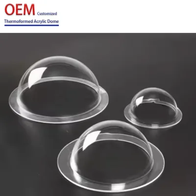 Thermoforming Semicircle Plastic Cover Vacuum Forming Plastic Transparent Shells