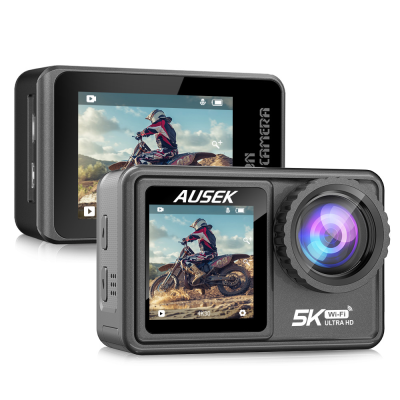 Super Latest 5k 30fps Action Camera Replaceable 6 Lens Filters Mini Dv Action Vlog 11 Video Camera Uhd 4K