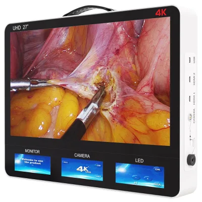 IN-UHD627 4k All-in-one Medical Endoscope Camera System Portable Laparoscopy Tower With Monitor & Light Source