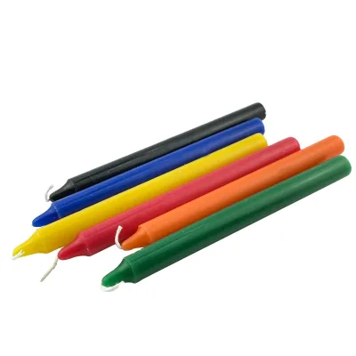 Mini Paraffin Wax Taper Candle | 4" Tall X 1.2-1.3cm Diameter | Christmas Religious Use Bulk