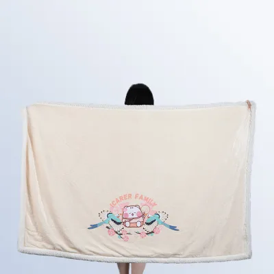 Super Soft Printing Color Sherpa Blankets weighted Super Soft Blanket