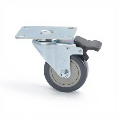 Factory Hot Sale Caster 3inch Polyurethane Heavy Duty PU Castors Wheels Machine Casters