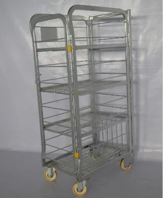 Dairy Roll Cage Milk Trolley for Sale