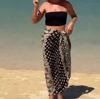 Wholesale Sarong Custom Design Logo Comfortable and Cheaper for Summer Beach in Indonesia and Malaysia