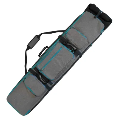 Topcooper 2024 New Factory Direct Rolling Expandable Snowboard and Ski Bag with Wheels Fits 2 Boards or 2 Sets of Skis