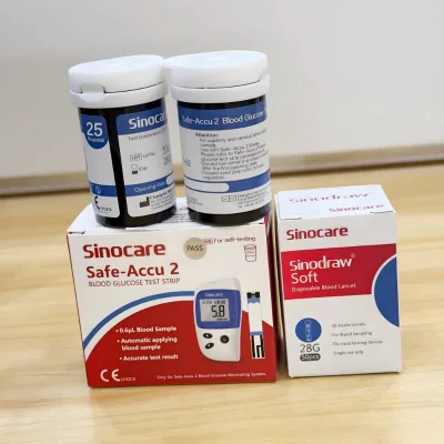 Sinocare Accu Glucose Meter Glucometer Glucometro Blood Sugar Monitor Blood Glucose Meter