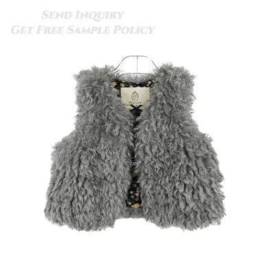 High Quality Luxury Girls Faux Fur Vest Properly Priced Winter Customized High Quality Luxury Girls Faux Fur Vest