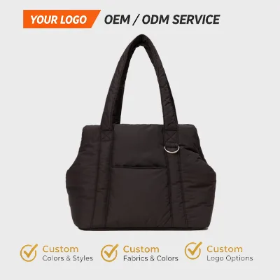 OEM/ODM Fashion Dog Tote Puffy Cloud Carry Bag Portable Pet Carriers Multi Side Storage Pockets for Puppy Vet Visit Outdoor Trip