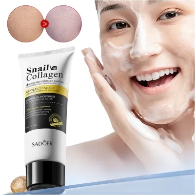 Private Label Skincare Products Facial Cleanser Gentle Cleansing Gel Foam Oil Control Moisturizing Lightening Snail Face Wash