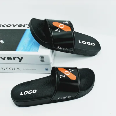 Wholesale Custom Design logo Summer slippers for Men and Women Non-slip Leisure Outdoor Thick PVC