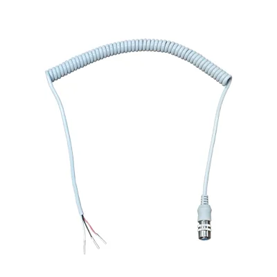 Spring Cable Gray PE Glossy 3-core Copper Slingshot Polishing Machine Handle Wire Guoqun GQ/XXX Wholesale in Stock