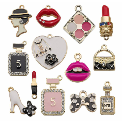 13pcs Mixed Designs Charms for Jewelry Making CC Charms